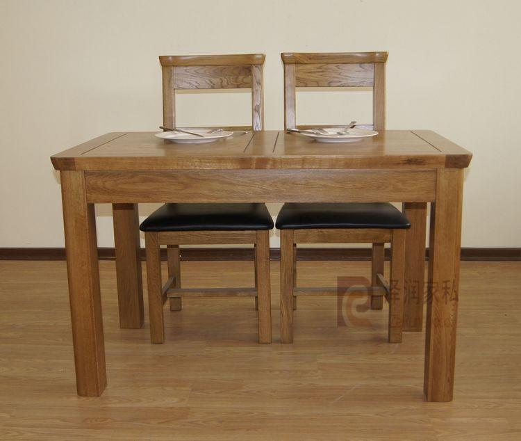 供应全实木长方形餐桌白橡木餐桌
