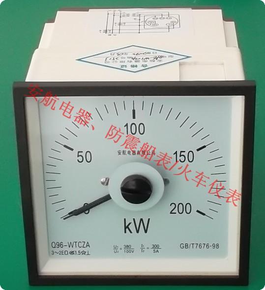 供应Q96-WTCZA功率表200KW，51L5 F96-KW功率表