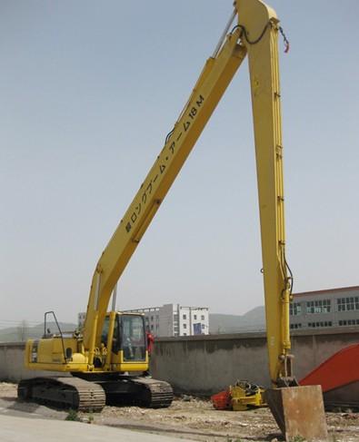 中国地区挖掘机加长臂生产厂家，挖掘机加长臂制造总厂图片
