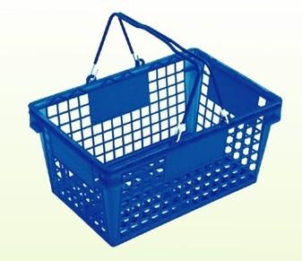 厂家直销供应安徽塑料超市购物篮