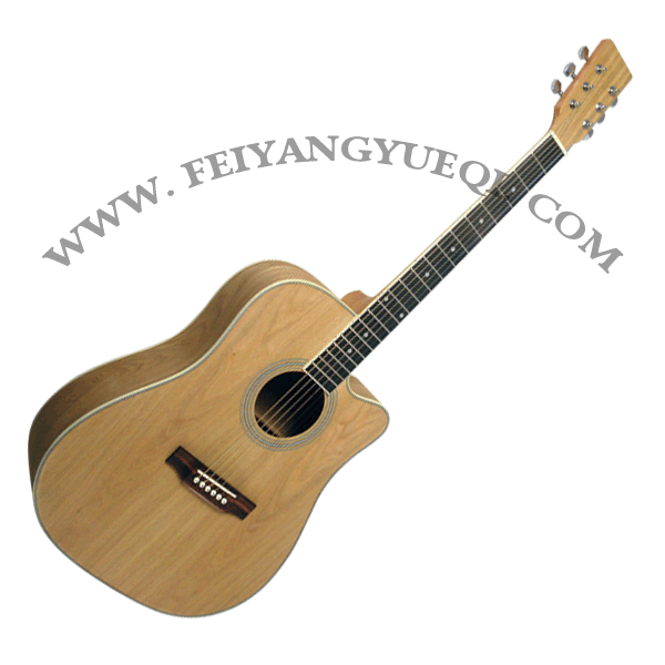 广州市吉他41寸手工单板FQ-41S厂家供应广州吉他批发41寸手工单板FQ-41S民谣木吉他