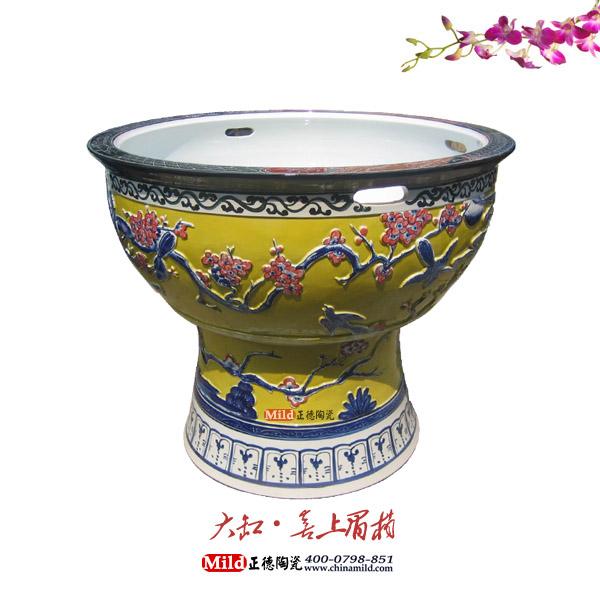 供应春节礼品陶瓷大缸鱼缸