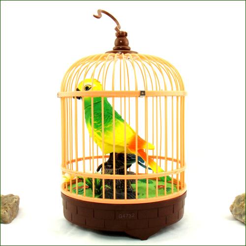 最新声控感应电子宠物 学说话的鹦鹉/会唱歌的小鸟