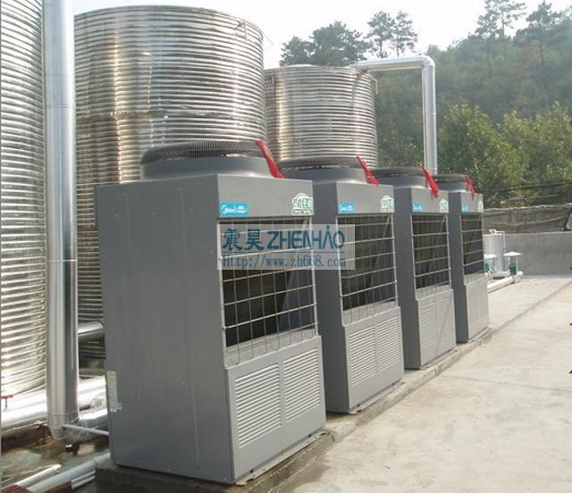 东莞大朗、黄江、桥头美的空气能热水机专卖热水机组专业工程安装公司