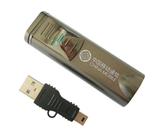 广东深圳USB充电打火机环保防风金属外壳生