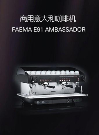 供应FAEMA飞马E91双头电控半自动咖啡机