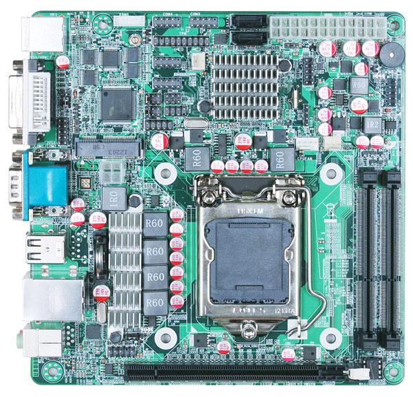 最新上市H61主板MINI-ITX主板批发