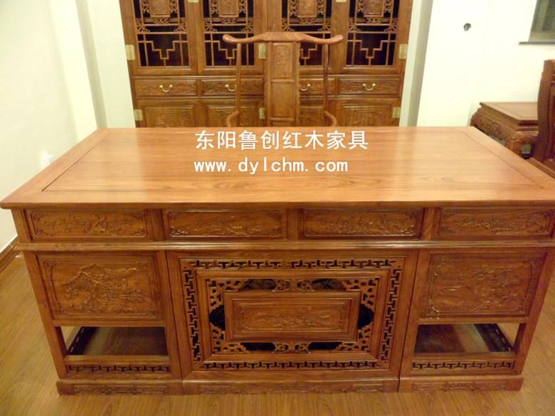 供应东阳红木厂家-红木办公桌销售-红木办公桌电话