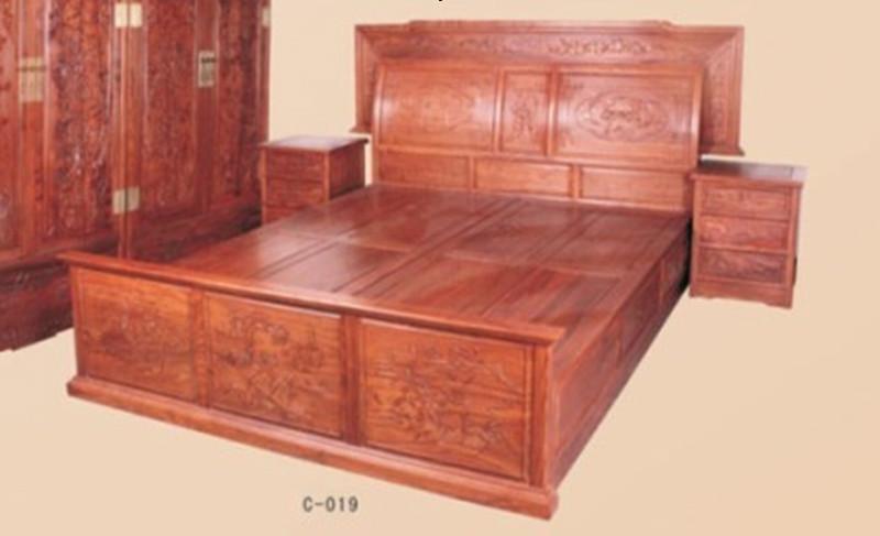 供应红木家具-红木大床-鸡翅木大床-仿古家具-明清家具-红酸枝家具