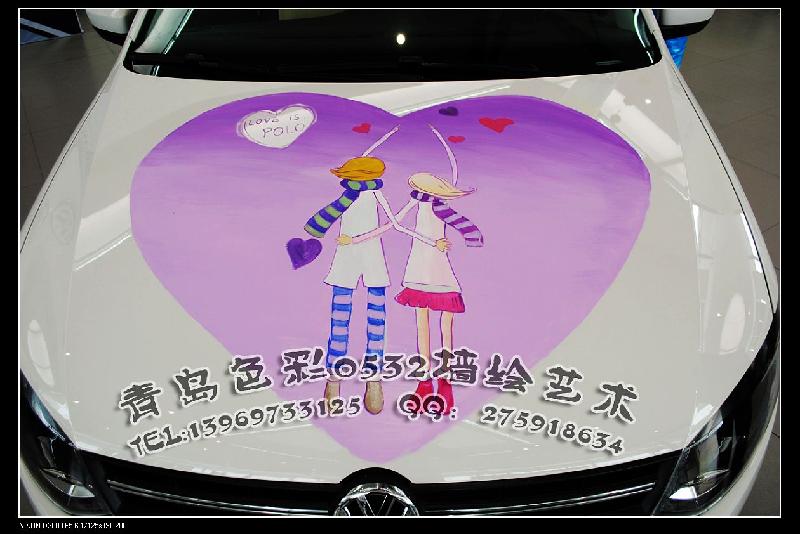 供应青岛岛哪里有最帅气的车展车体彩绘？