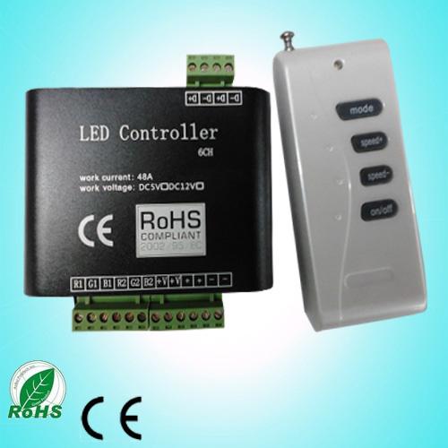 LED无线RGB控制器七彩灯条控制器批发