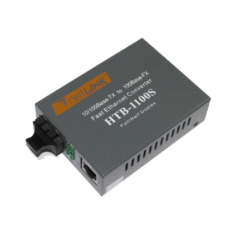 供应NTE-LINK HTB-1100T 百兆多模双纤ST口收发器