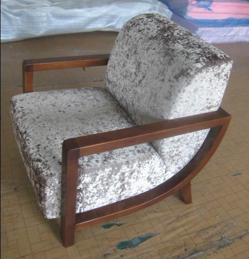 供应实木布艺餐椅 布艺休闲椅  实木躺椅