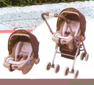 供应康贝多功能提篮婴儿手推双向玛图片