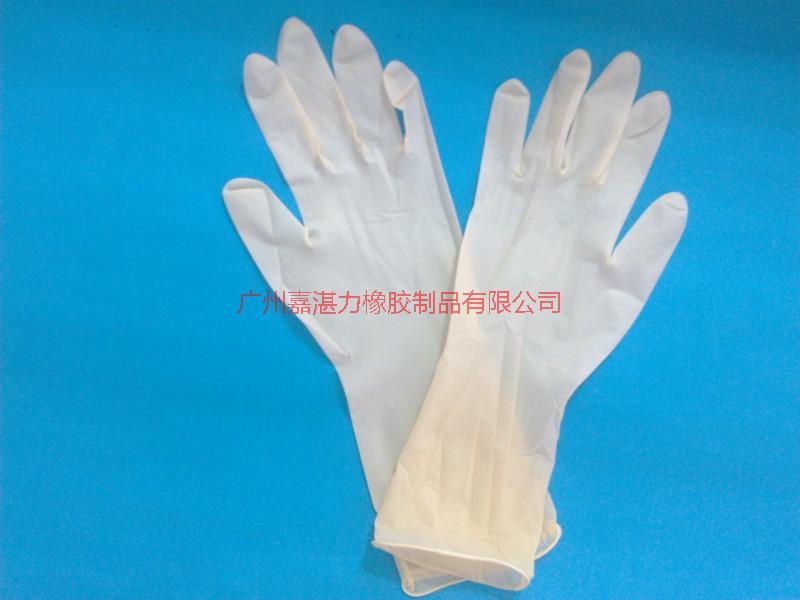 乳胶手套一次性使用无尘无粉光面麻批发