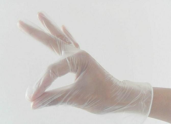 供应一次性家用一次性PVC手套清洁防水用透明手套