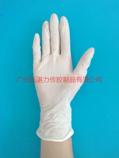 供应电池工厂用防静电白丁晴手套一次性防油耐酸碱手套