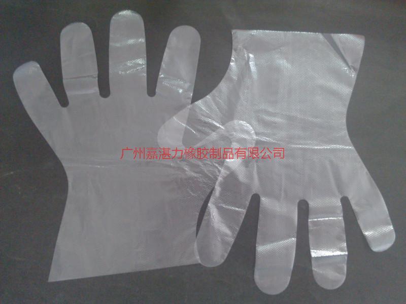 供应透明塑料PE手套一次性薄膜手套