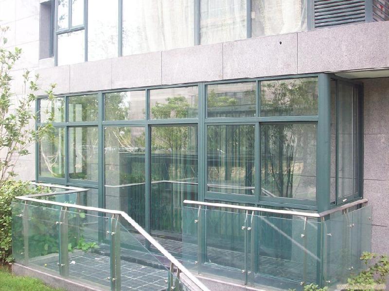 无锡中空钢化玻璃铝合金窗封阳台批发