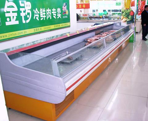 上海市生鲜肉展示柜猪肉卖场保鲜展示柜厂家