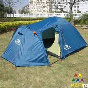 WZFQ三人一房一厅四季户外供应露营防水野营帐篷图片