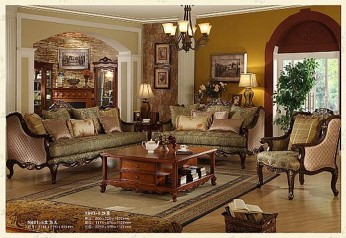 供应广东家具定制 套房家具定做 美式客厅沙发 沙发定做 美式沙发图片