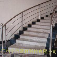 供应广州不锈钢圆管拉丝楼梯护栏