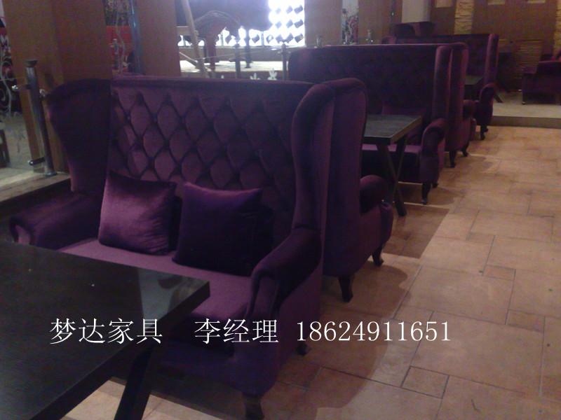 郑州西餐厅高背沙发定制
