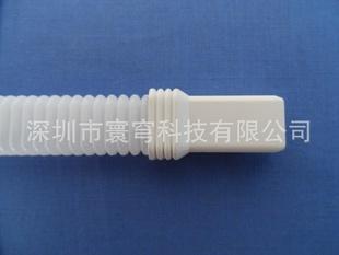 深圳寰穹直供高阻燃PVC线槽软管，直线槽，波纹管图片