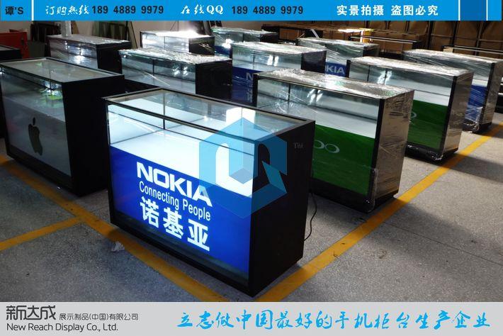 供应山西省高平市诺基亚NOKIA手机柜台/原版新款诺基亚中岛体验桌