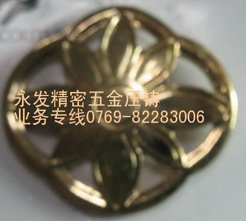 供应精密黄铜压铸圆环/铜件饰品