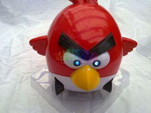 愤怒的小鸟电动玩具 带音乐灯光 万向轮电动愤怒小鸟