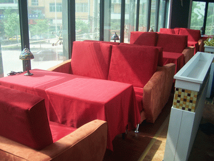 供应茶餐厅沙发设计