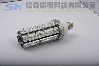 供应18W精品LED庭院小路灯【E40接口】一体化灯头可装各型状的灯