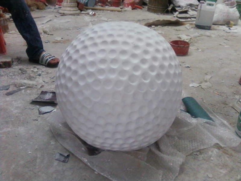 深圳玻璃钢高尔夫球雕塑批发