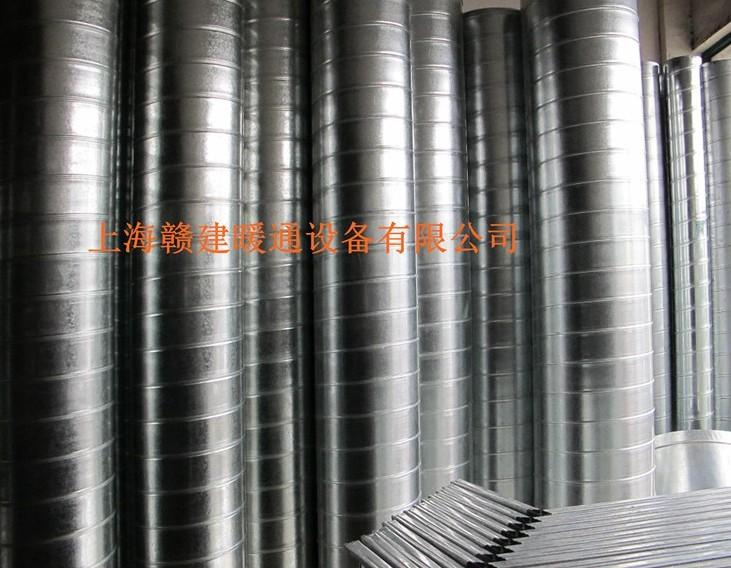 上海市通风管道安装共板风管螺旋风管厂家