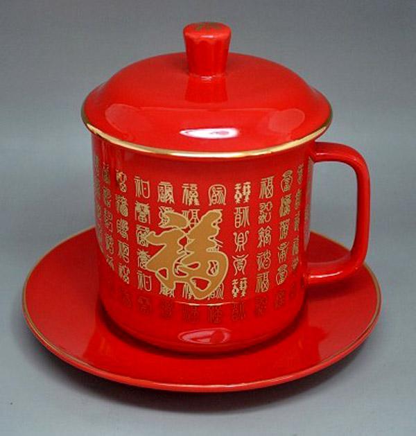 供应中国红陶瓷杯子