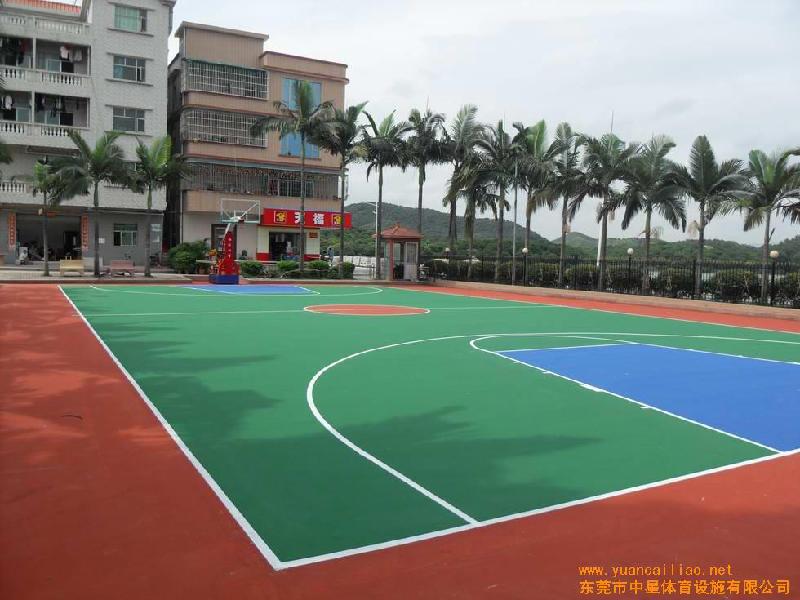 供应深圳篮球场设计施工一站式服务、包工包料价格低图片