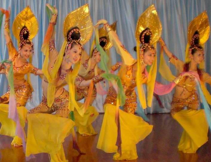 杭州民族舞印度舞表演傣族舞