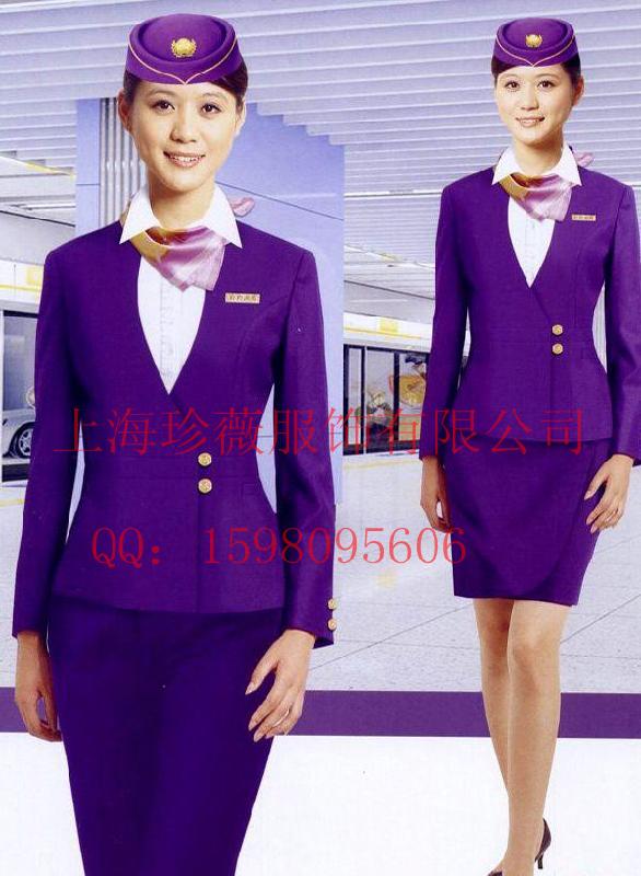 供应珍薇空姐服上海空姐服空姐服定做冬季空姐服