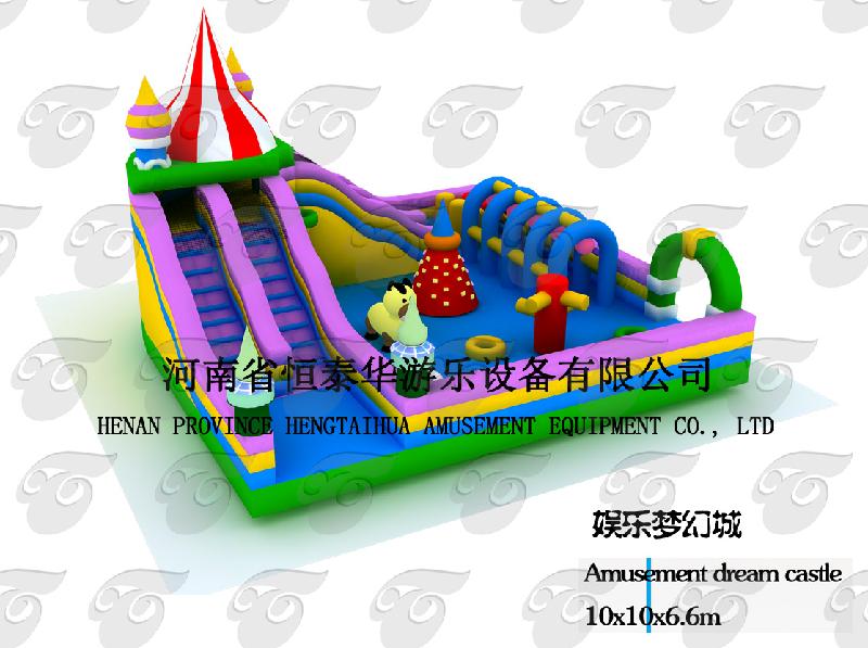 供应浙江游乐玩具2012年新款大型儿童玩具充气城堡厂家价格