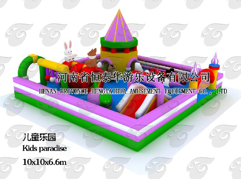 供应浙江游乐玩具2012年新款大型儿童玩具充气城堡厂家价格