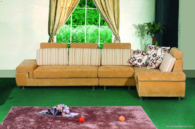 供应现代简约时尚小户型客厅沙发 贵妃转角组合沙发加工定做图片
