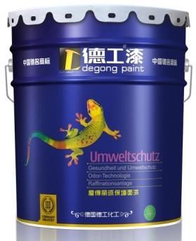供应耐擦洗净味环保墙面漆中国十大涂料品牌德工漆