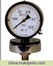 供应布莱迪隔膜不锈钢压力表YTP-63H不锈钢耐震隔膜压力表
