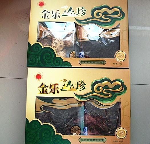 确山高档野生食用菌礼盒8种野生菌香菇干货猴头菇竹荪图片
