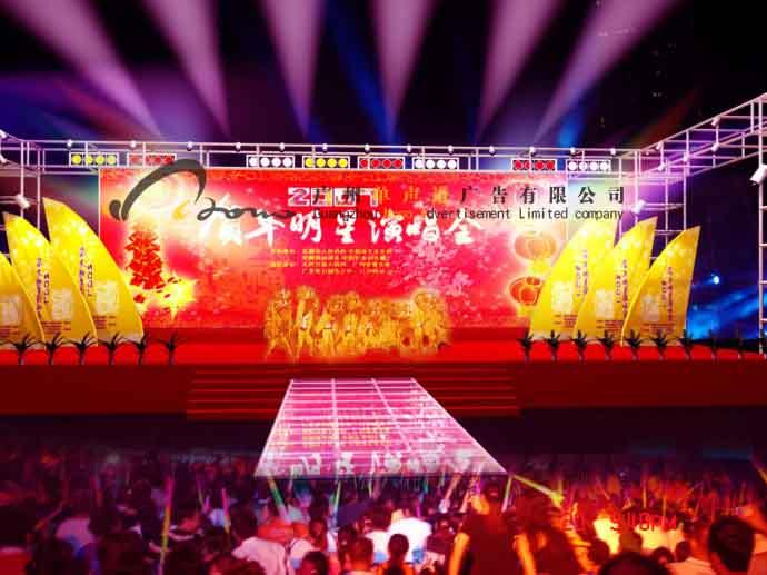 供应广州庆典晚会舞台搭建出租-单声道