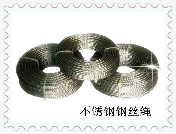 供应进口304L不锈钢镀锌钢丝绳