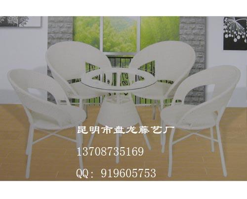 昆明藤椅仿藤椅305白色最便宜的藤批发