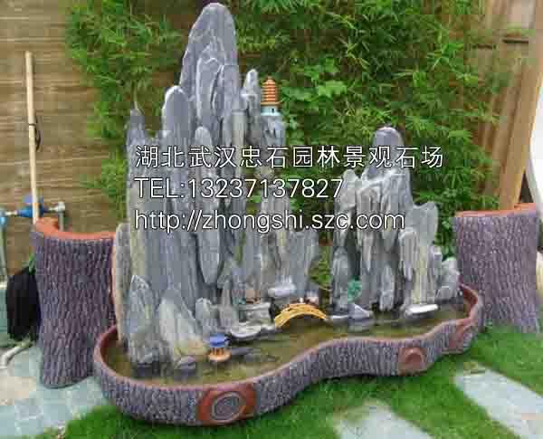武汉市武汉做假山假山石卖千层石斧劈石厂家